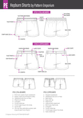 Hepburn | Pleat Front Shorts Sewing Pattern